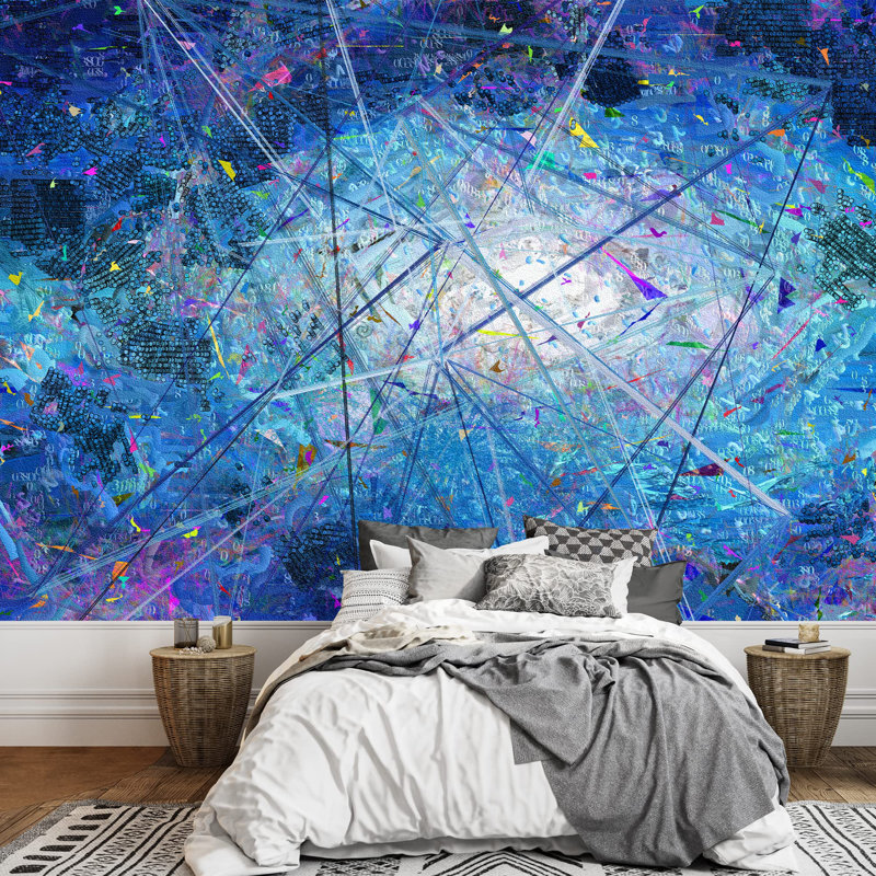 Vibrant Graffi Street Paint Border, 100" L x 144" W