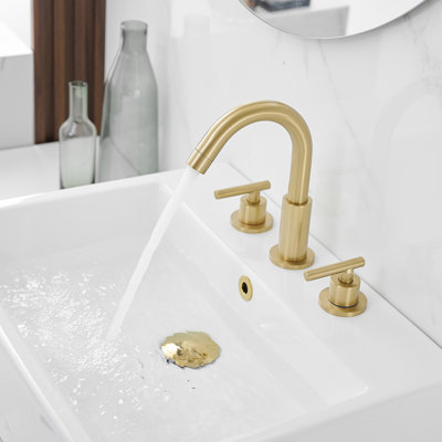 Widespread Double Handle Bathroom Faucet
