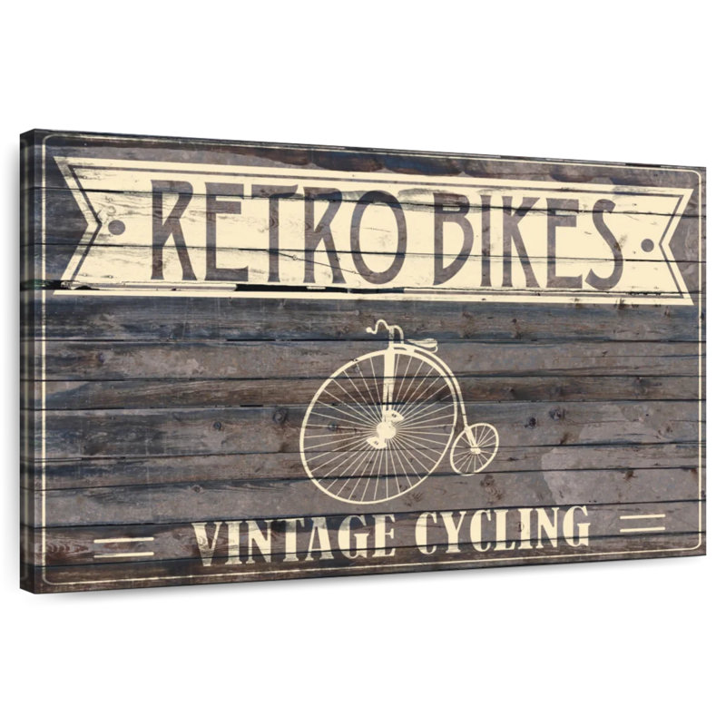 Vélo rétro Penny Farthing II, H 8 po x l 12 po