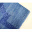 Tapis intérieur géométrique en laine bleu clair noué à la main-1566186103