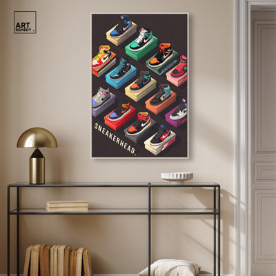 Sneaker Collection Dreams Canvas Sneakerhead Posters by Art Remedy