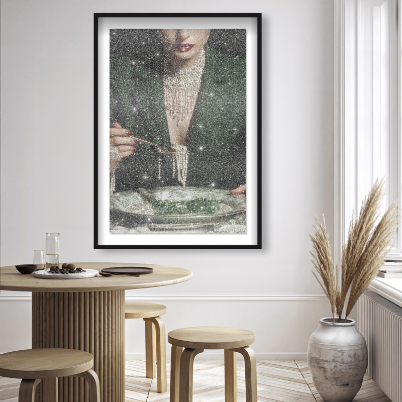 Forest Feast Print by Oliver Gal, 31.5"H x 21.5"W, Black Shadowbox