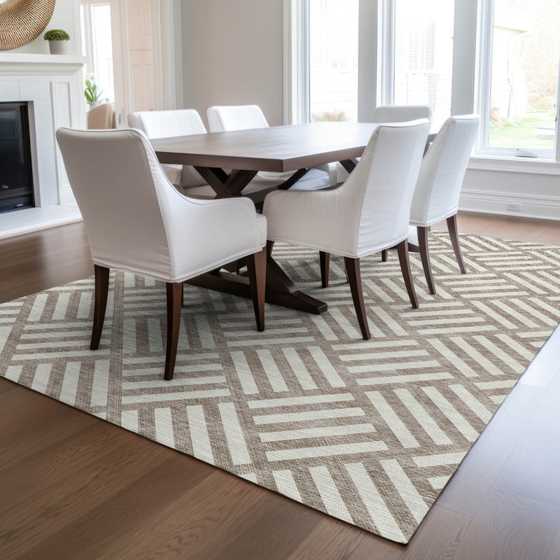 Tapis intérieur / extérieur Kinslee, Rectangle 9 pi x 12 pi