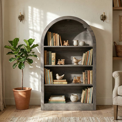 Petite bibliothèque arquée 47,6 "
