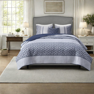Ensemble de literie 4 pièces en jacquard élégant, polyester confortable et polyvalent pour toutes les saisons