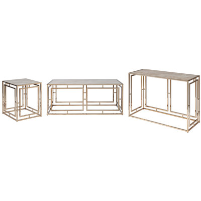 Simondly 3 Piece Living Room Table Set
