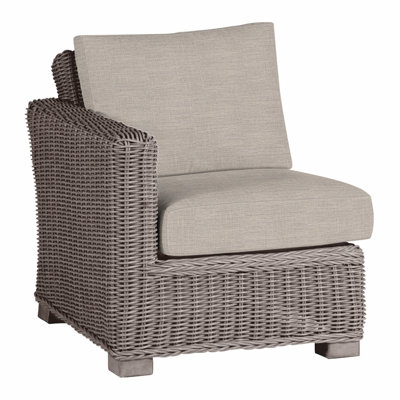 Rustic Woven Sectional Left