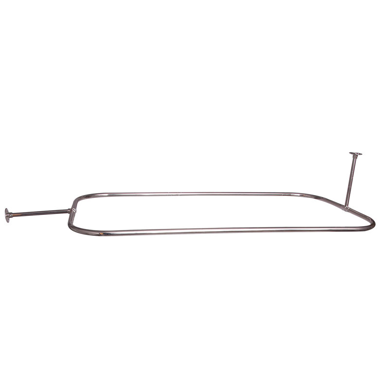 54'' x 30'' Soaking Cast Iron Bathtub, Polished Nickel