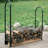 Carlo 12'' W Enamel Coated Steel Log Rack
