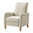 Terren Linen Striped Recliner-2096006087