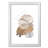 Abstract Geometric Pebble - Single Picture Frame Print-39168496-39168497