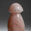 Genuine Polished Rose Quartz Reiki Crystal Mushroom (1.4 Lbs)