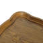Table de bout avec base en sablier - table d'appoint rustique naturelle et noire