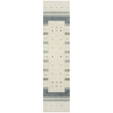 Hand Knotted Area Rug in Natural/Gray/Ivory