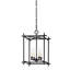 Huck 4 Light Large Lantern - Black Iron-308684253-308684254