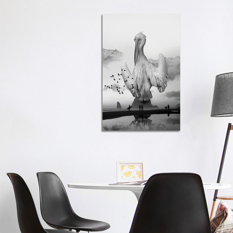 Sea Bird Free Bird by David Loblaw - Wrapped Canvas Painting, 101.6 cm H x 66.04 cm W x 1.91 cm D