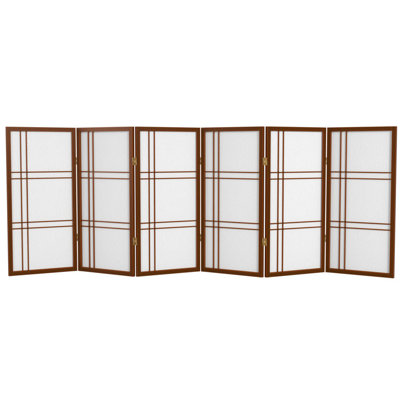 Écran court Shoji 3 pi Keitez, Noyer, 6