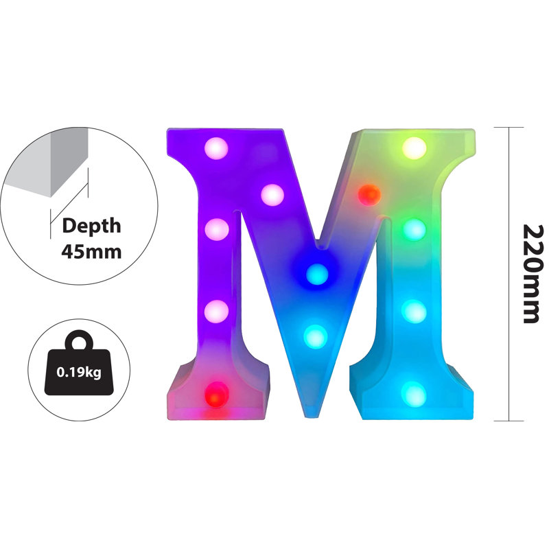 Chaddie 22 cm H LED Sign