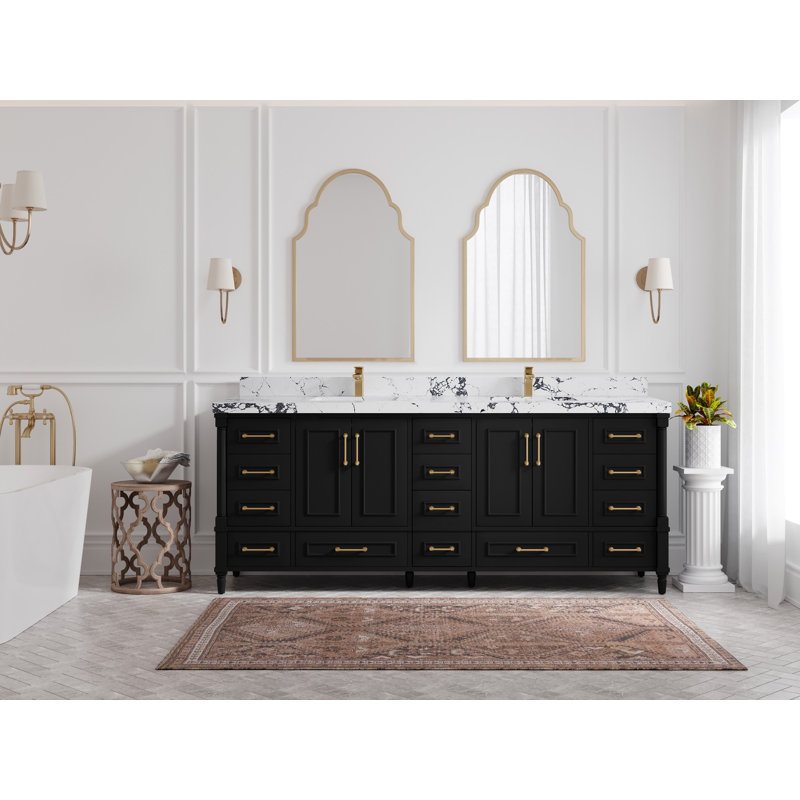 Ensemble de meuble-lavabo simple 42 po Sonoma, Viola nuit