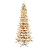 FLOCKED BALSAM FIR TREE