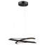  Luminaire suspendu 24 W DEL noir