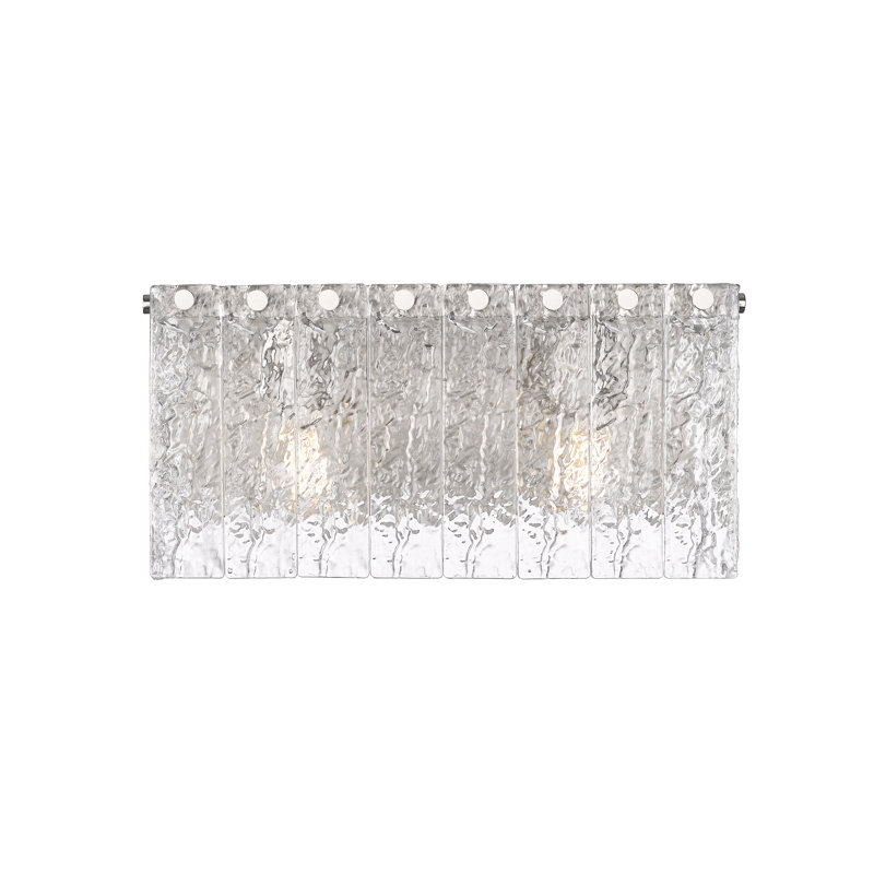 Timeothy 2 Light Vanity, Brushed Nickel