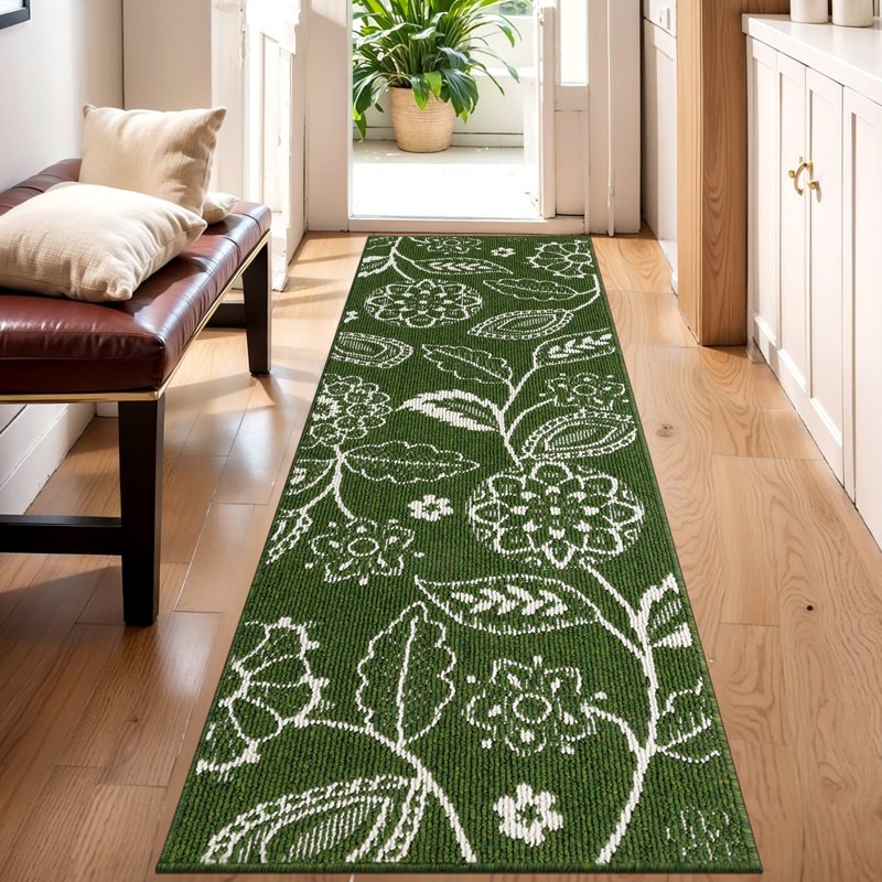 Tapis de salle de lavage 2 × 6 pieds, Vert