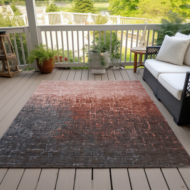  Machine Washable Indoor/Outdoor Chayden ACN1066 Rug, Rectangle 3' x 5'