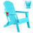 Uniopolis Foldable Outdoor Adirondack Chair-1559222017