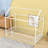 Twin Metal House Bed With Fence-Style Guardrails-2092570744