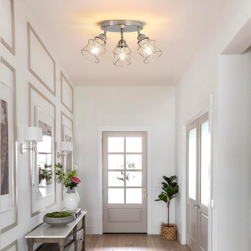 Kitchen Lighting Fixtures, Brushed Nickel