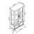 Lighted Glass Curio Cabinet With Adjustable Shelves - Elegant 2-Door Display Cabinet & Built-In Drawer, Includes Bulb-1791748276