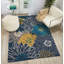 Tapis bleu / jaune Lahoma-352079799