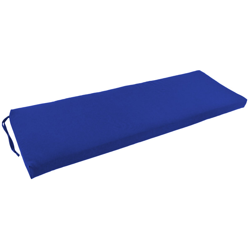 Outdoor 3'' Seat Cushion, Royal Blue, 48" W x 19" D