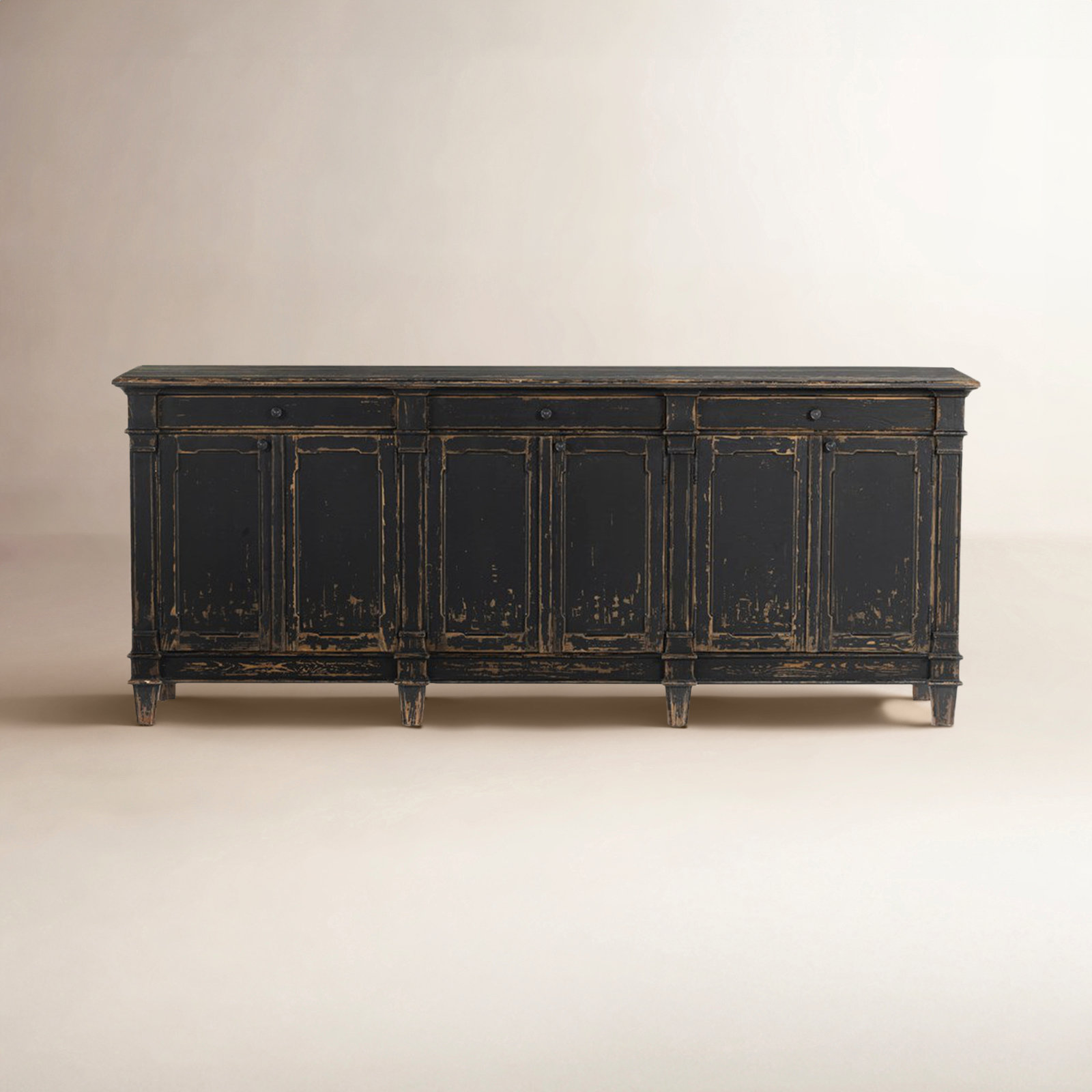 Ellettsville 96.25'' Sideboard, Distressed Black