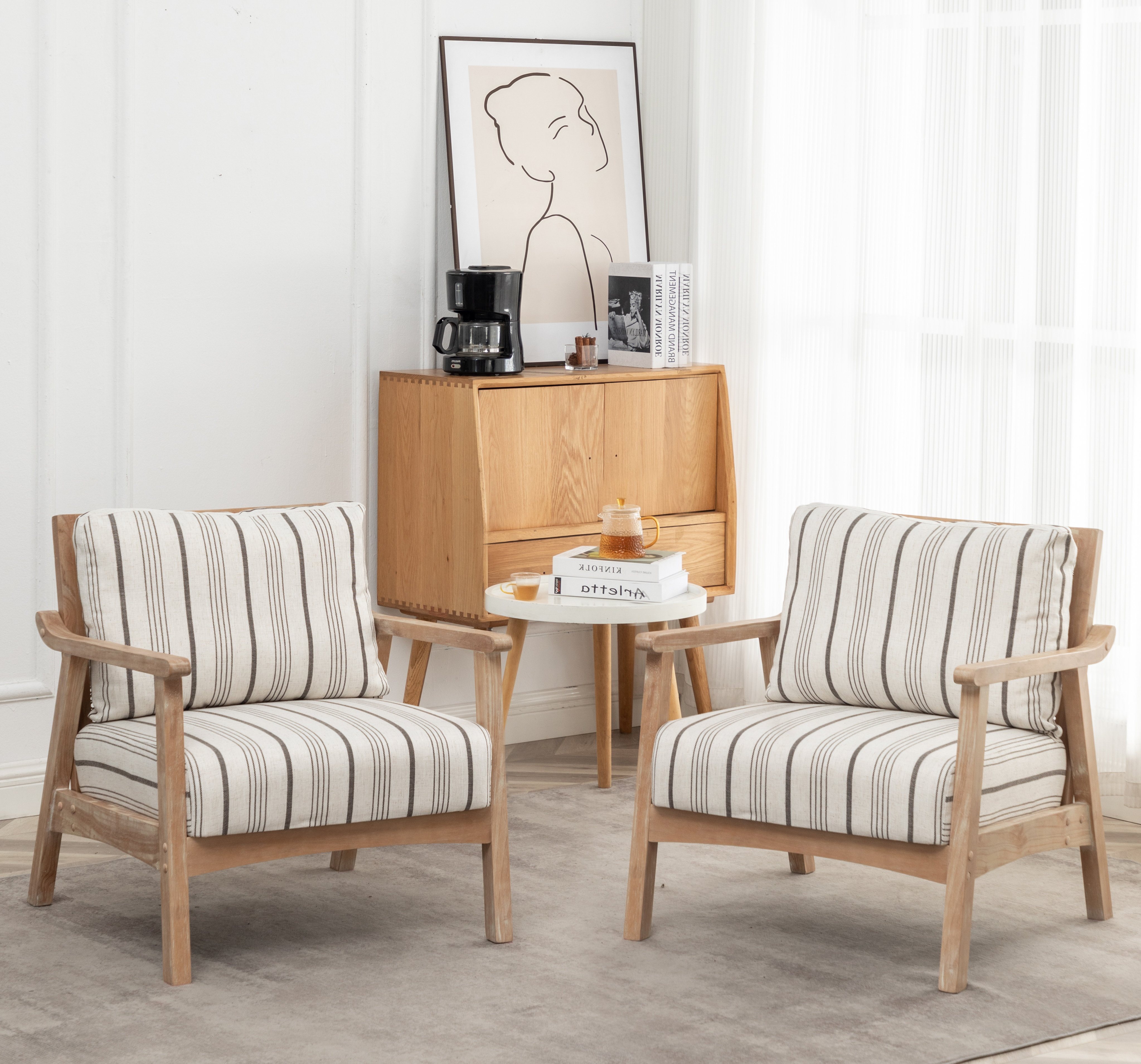 Laurel Foundry Modern Farmhouse Marnell Upholstered Armchair