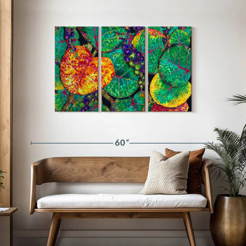 Harnek Seagrape, 28" H x 45" W