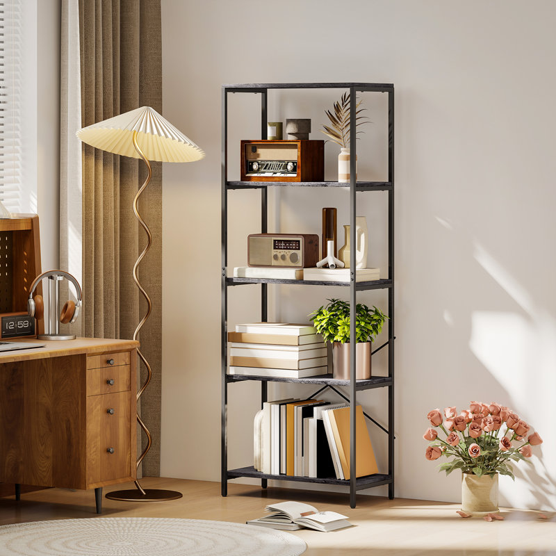 161cm H x 79cm W Metal Bookcase