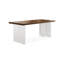 Bureaux rectangulaires en bois massif noyer-107817805
