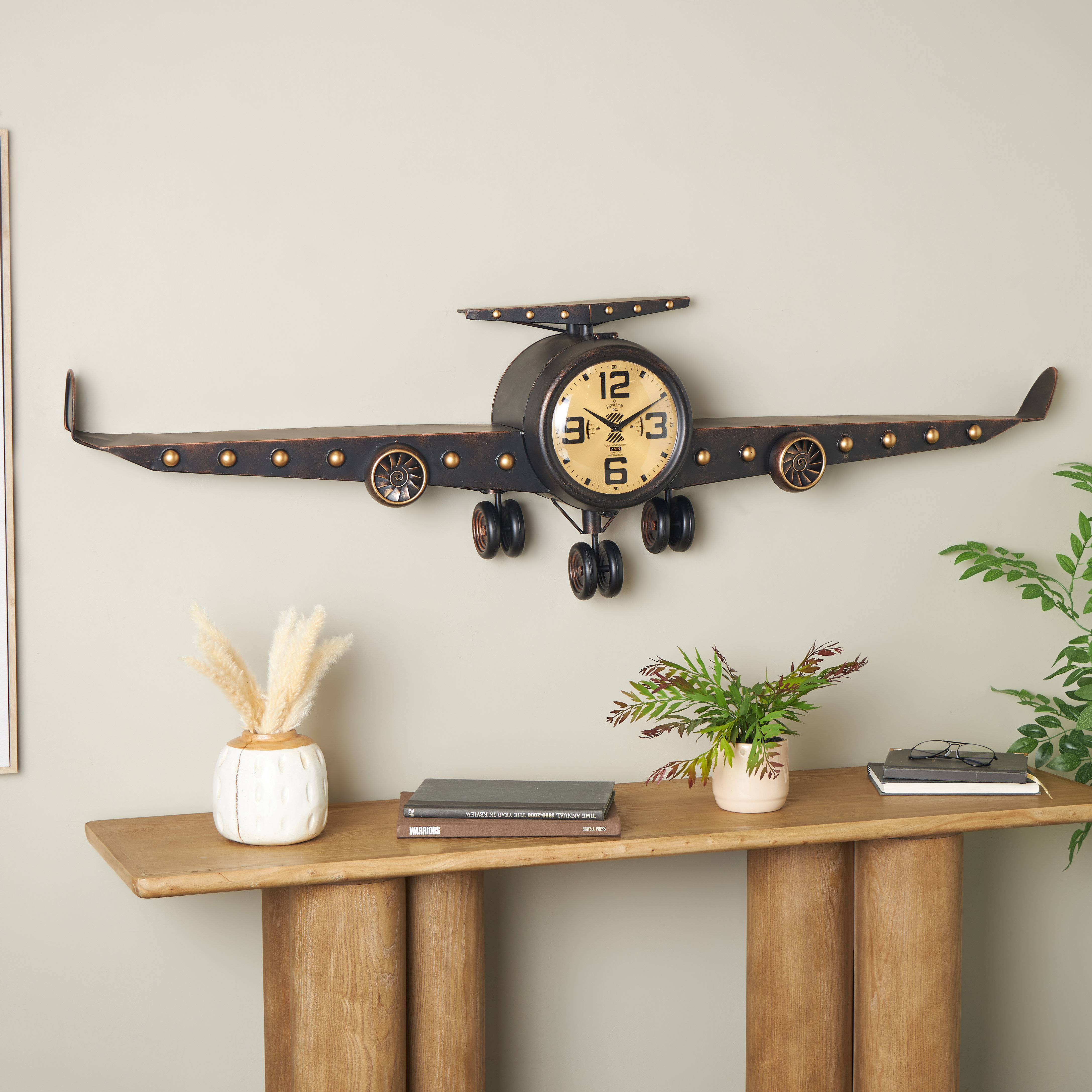Trent Austin Design® Cole And Grey Metal Airplane Decorative Wall