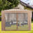 10 pi. L 10 pi. D Pavillon de jardin en fer