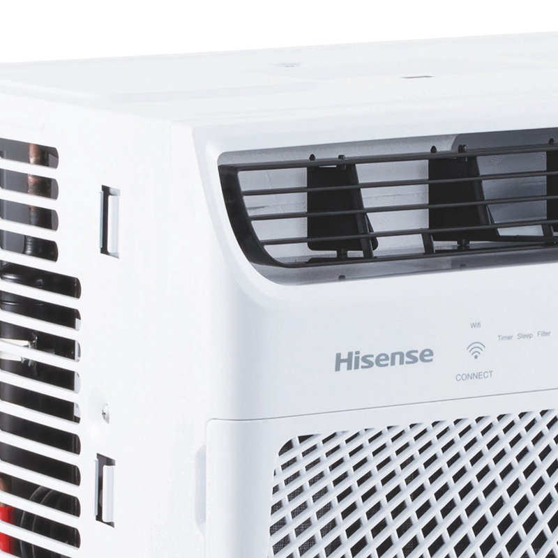 Hisense 115V 10000 BTU 450 Sq. Ft. Window Air Conditioner White, 10000