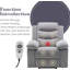 Fauteuil inclinable électrique avec fonction de massage et chauffage Pantasis-1446596250