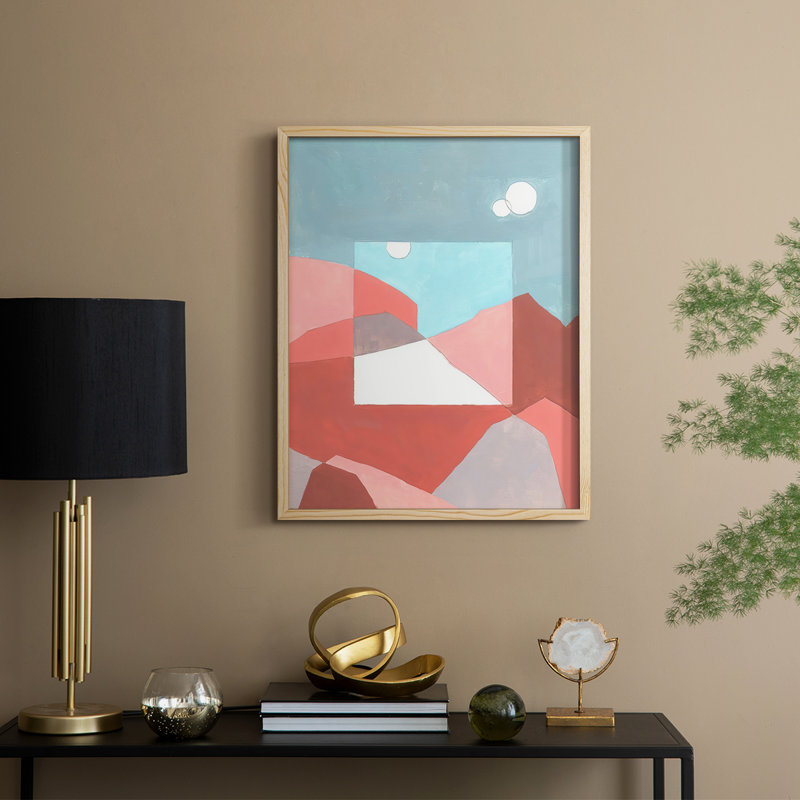 «Desert Dreamscape I», reproduction encadrée - bois massif, H 21 po x l 17 po