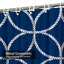Rideau de douche imperméable à motif géométrique sans soudure avec 12 crochets-126430263