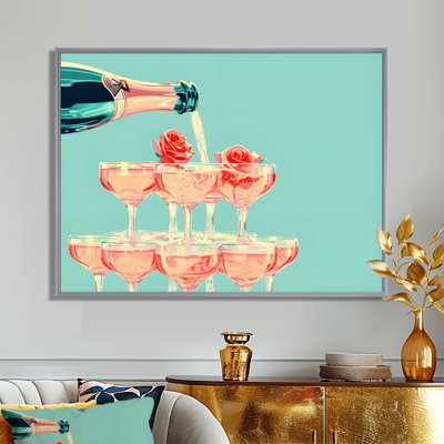 Champagne champagne bulles - Art mural champagne
