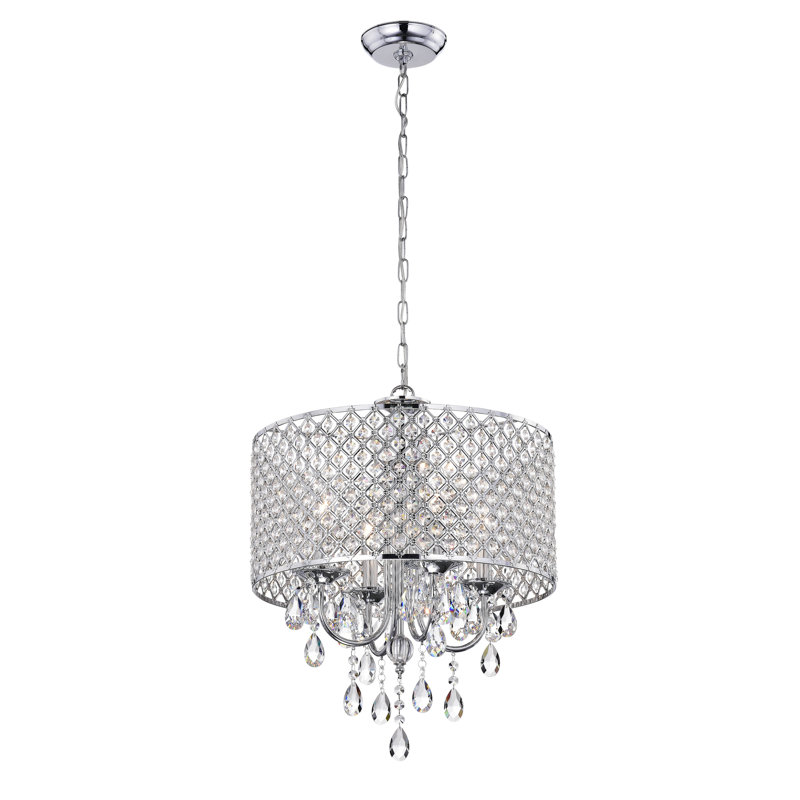 Aldgate 4 - Light Dimmable Drum Chandelier