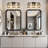 Arkin 3- Light Dimmable Bathroom Vanity Light With Cylinder Bilayer Crystal Shade-1122309900