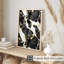 Abstrait, art moderne en marbre noir avec cristaux Geode Crystals IV-103853136