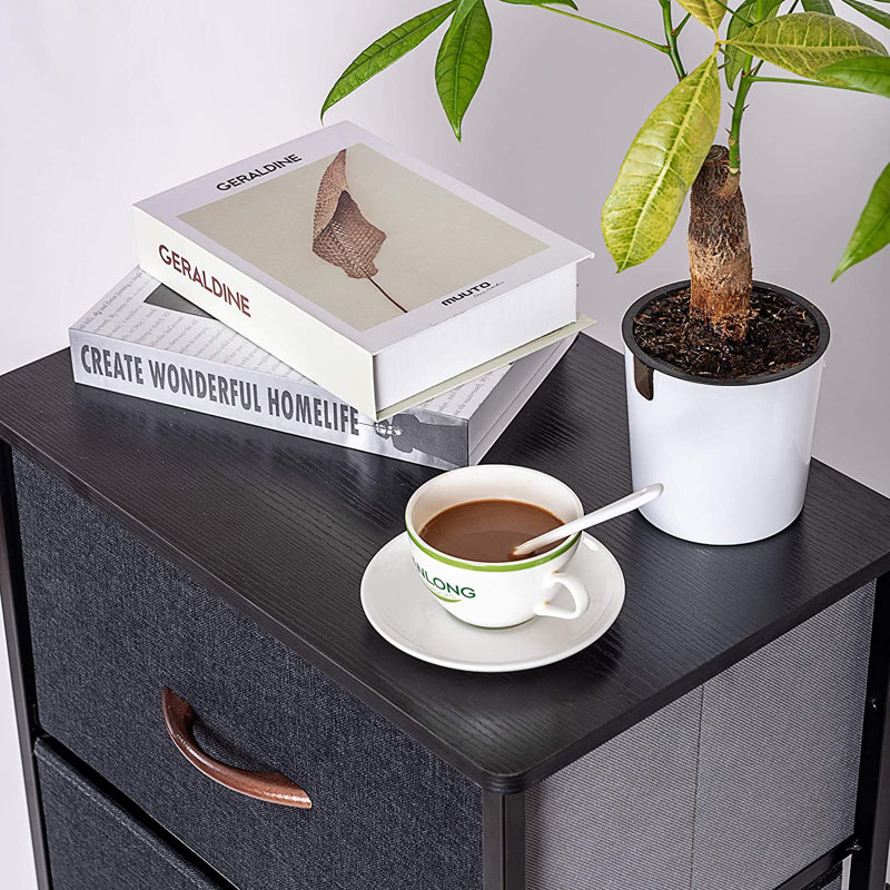 Commode de rangement 5 tiroirs Oakman, Indigo foncé
